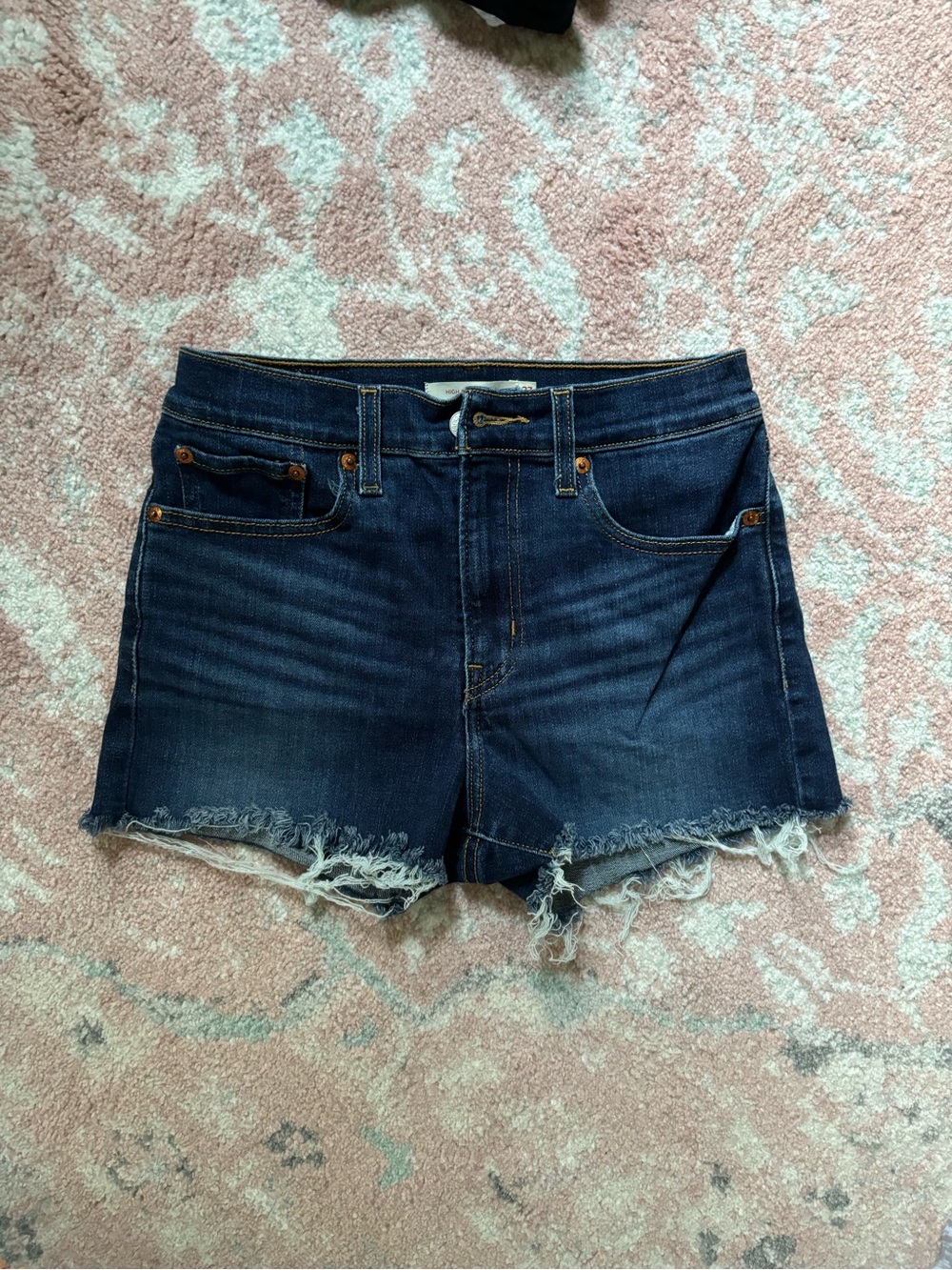 Levi’s Dark Blue Denim Cutoff Shorts - Women's